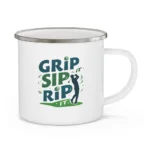 Grip It Sip It Rip It Enamel Camping Mug - Image 6