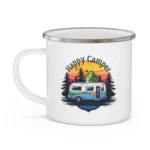 Happy Camper Enamel Camping Mug - Image 3