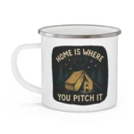 Home Is Where You Pitch It Enamel Camping Mug - Image 3