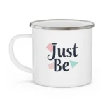 Just Be Enamel Camping Mug - Image 3