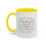 Motivational Nurse Mug – She Believed She Could, So She Became a Nurse - Image 48