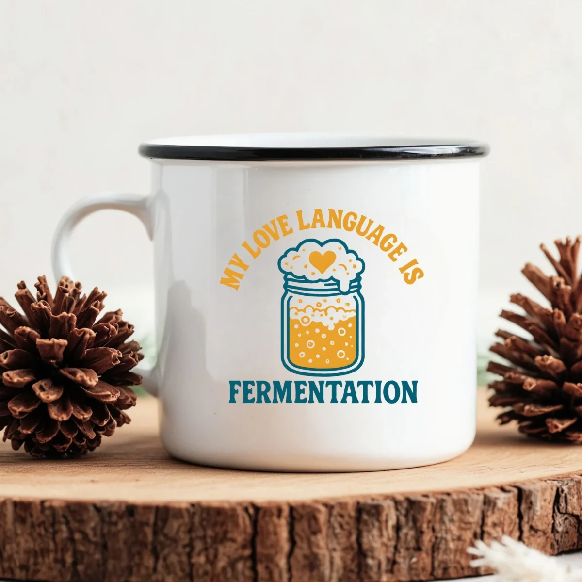 My Love Language Is Fermentation Mug - Image 2