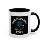 New Nurse Graduation Mug 2025 – Congrats Nursing Graduate Gift - Image 3
