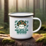 One With the Woods Cute Mushroom Mug - Image 7