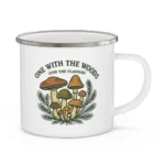 One With the Woods Mushroom Enamel Mug - Image 8