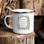 Seasonal Local Forager Enamel Mug