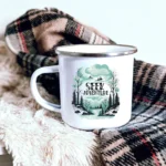 Seek Adventure Enamel Camping Mug - Image 4
