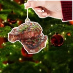 Personalized Steak Christmas Ornament - Custom BBQ Food Decoration - Funny Holiday Tree Keepsake - Unique Xmas Gift Idea for Meat Lovers 2025 - Image 2
