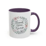 Thank You Nurse Mug – Floral Appreciation Gift for Healthcare Heroes - Image 46