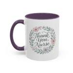 Thank You Nurse Mug – Floral Appreciation Gift for Healthcare Heroes - Image 26