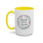 Thank You Nurse Mug – Floral Appreciation Gift for Healthcare Heroes - Image 34