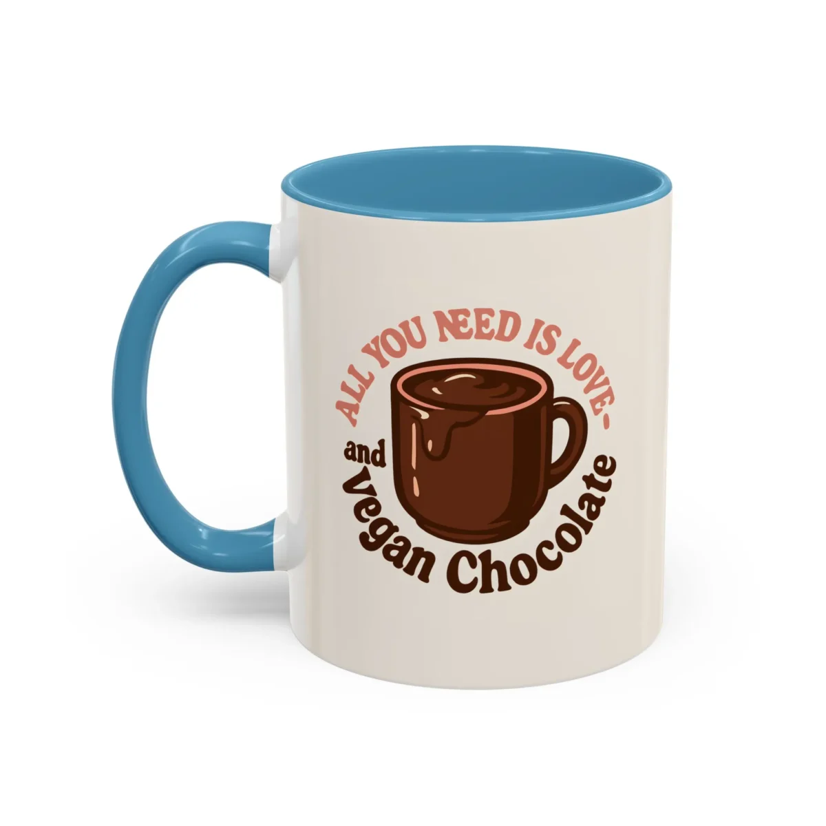 Vegan Chocolate Gift Mug – “All You Need is Love and Vegan Chocolate” - Image 20