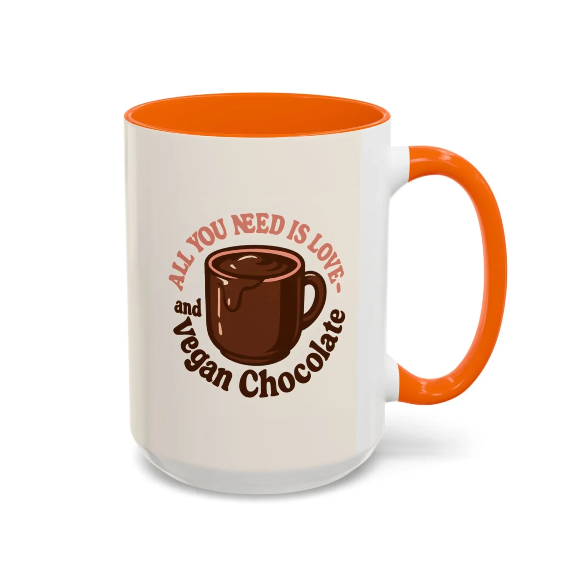 Vegan Chocolate Gift Mug – “All You Need is Love and Vegan Chocolate” - Image 29