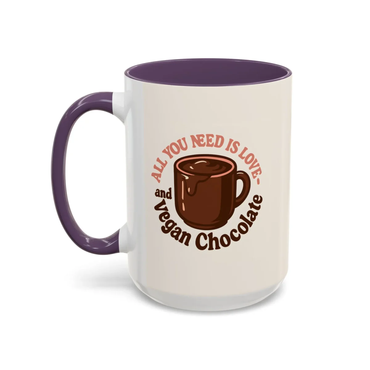 Vegan Chocolate Gift Mug – “All You Need is Love and Vegan Chocolate” - Image 32