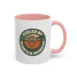 Vegan Foodie Mug – “Fueled by Plants & Noodles” Cute Bowl Design - Image 37