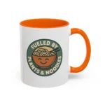 Vegan Foodie Mug – “Fueled by Plants & Noodles” Cute Bowl Design - Image 45