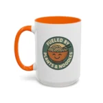 Vegan Foodie Mug – “Fueled by Plants & Noodles” Cute Bowl Design - Image 30