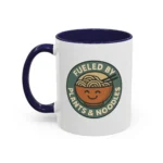 Vegan Foodie Mug – “Fueled by Plants & Noodles” Cute Bowl Design - Image 4