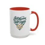 Vegan Wedding Mug – “Just Married, Still Vegan” Newlywed Gift - Image 17