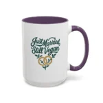 Vegan Wedding Mug – “Just Married, Still Vegan” Newlywed Gift - Image 49