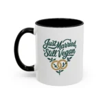 Vegan Wedding Mug – “Just Married, Still Vegan” Newlywed Gift - Image 6