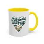 Vegan Wedding Mug – “Just Married, Still Vegan” Newlywed Gift - Image 47