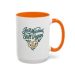 Vegan Wedding Mug – “Just Married, Still Vegan” Newlywed Gift - Image 48