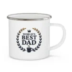 World’s Best Dad Enamel Camping Mug - Image 6