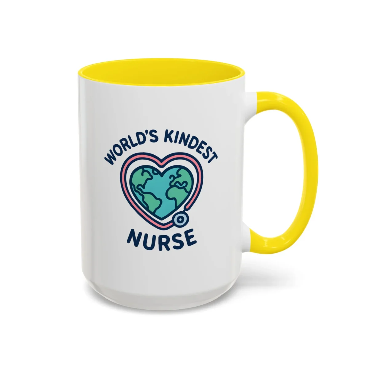 World’s Kindest Nurse Mug – Heart Globe Design Appreciation Gift - Image 33